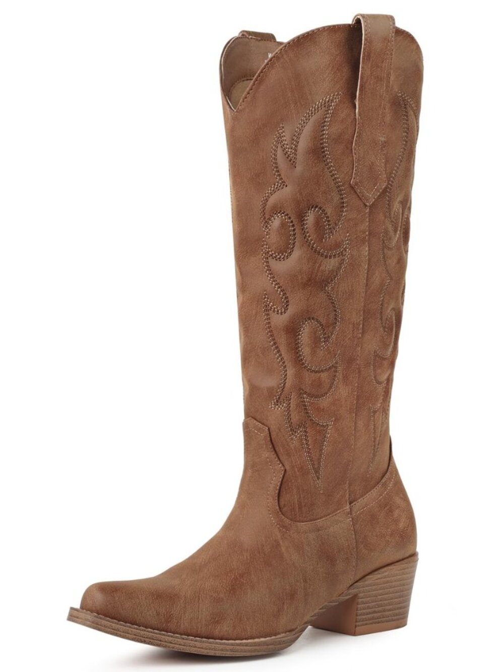 Women's Knee High Cowboy Boots | Pointed Toe Western Cowgirl Boots